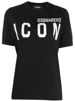 Dsquared2: Чёрная футболка  Icon