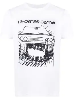 10 CORSO COMO: Футболка с принтом 