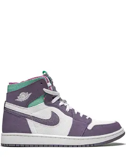 Jordan: Белые кроссовки  Air Jordan 1 Zoom