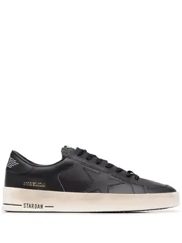 Golden Goose: Чёрные кроссовки  Stardan