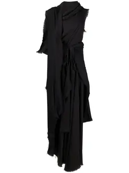 Yohji Yamamoto: Драпированное платье 