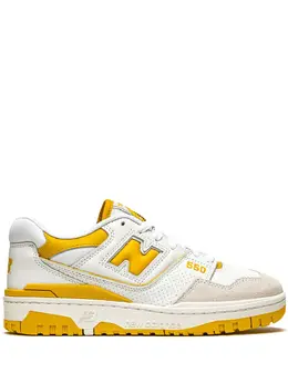 New Balance: Белые кроссовки  550