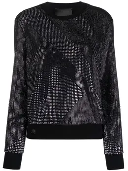 Philipp Plein: Свитшот  Crystal со стразами