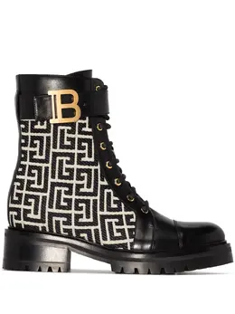 Balmain: Чёрные ботинки  Ranger Romy