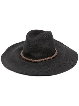 Brunello Cucinelli: Чёрная шляпа  Monili