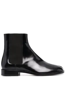 Maison Margiela: Чёрные ботинки  Tabi