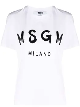 MSGM: Футболка с принтом 