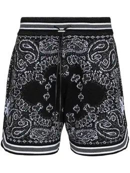 AMIRI: Чёрные шорты 