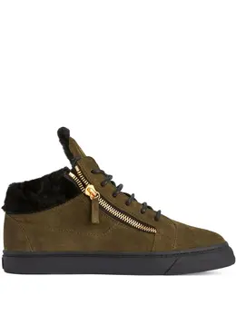 Giuseppe Zanotti: Коричневые кроссовки  Kriss