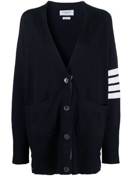 Thom Browne: Кардиган  4-Bar оверсайз