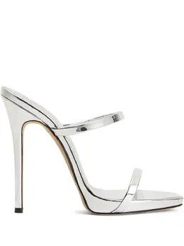 Giuseppe Zanotti: Серебристые сандалии  Darsey