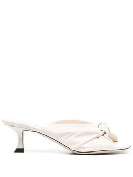 Jimmy Choo: Белые мокасины 