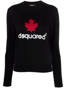 Dsquared2: Трикотажный свитер  Maple Leaf