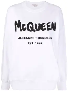 Alexander McQueen: Свитшот с принтом 