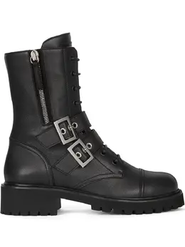 Giuseppe Zanotti: Чёрные ботинки  Urban Biker