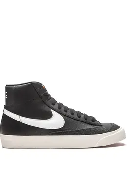 Nike: Чёрные кроссовки  Blazer Mid 77 Vintage