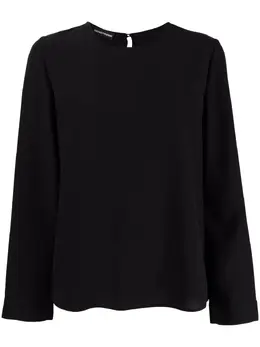 Emporio Armani: Топ с длинным рукавом 
