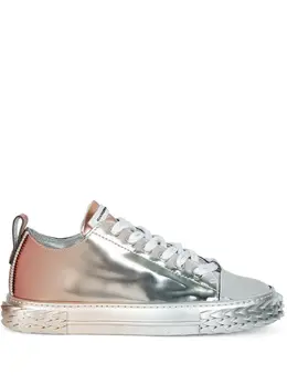 Giuseppe Zanotti: Серебристые кроссовки  Blabber
