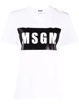 MSGM: Футболка с принтом 
