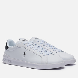 Polo Ralph Lauren: Белые кроссовки 