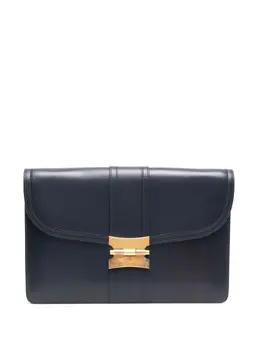 Hermès: Синий клатч 
