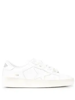 Golden Goose: Белые кроссовки  Stardan