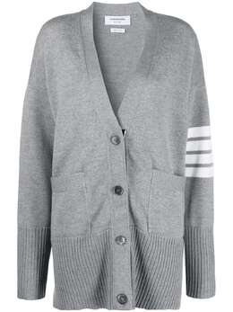 Thom Browne: Кардиган  4-Bar оверсайз