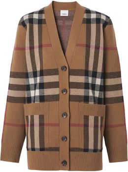 Burberry: Кардиган из шерсти 