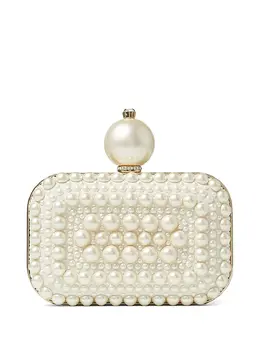 Jimmy Choo: Белый клатч  Cloud