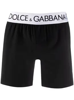 Dolce & Gabbana: Чёрные шорты 