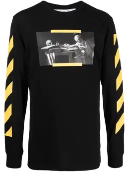 Off-White: Футболка  Caravaggio с принтом
