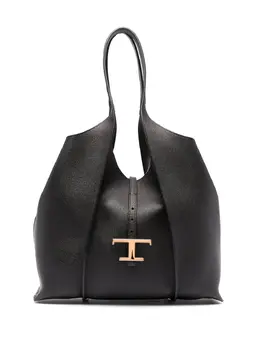 Tod's: Чёрная сумка-шоппер 