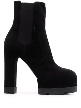 Casadei: Чёрные ботинки  Nancy