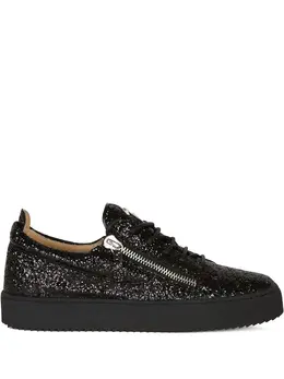 Giuseppe Zanotti: Чёрные кроссовки  Frankie