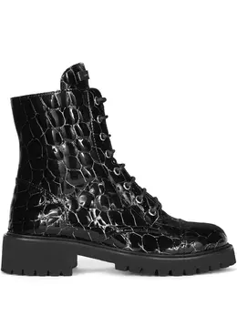 Giuseppe Zanotti: Чёрные ботинки  Thora