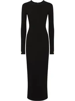 Dolce & Gabbana: Платье с длинным рукавом 