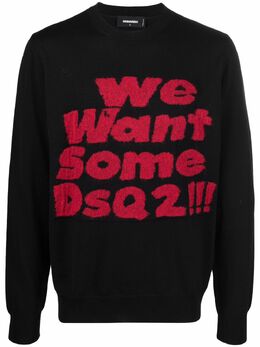Dsquared2: Чёрный свитер  DSQ2