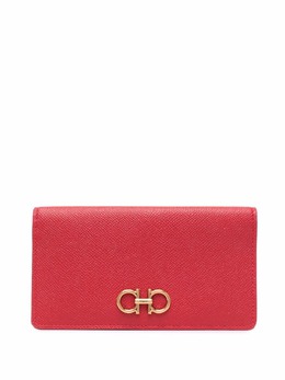 Salvatore Ferragamo: Красный кошелёк  Gancini