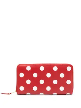 Comme Des Garçons Wallet: Кошелёк в горошек 