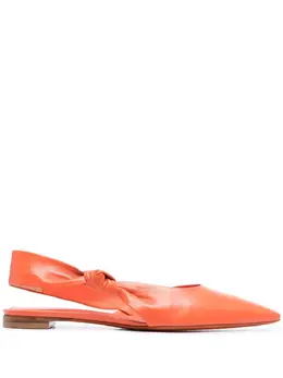 Santoni: Оранжевые туфли 