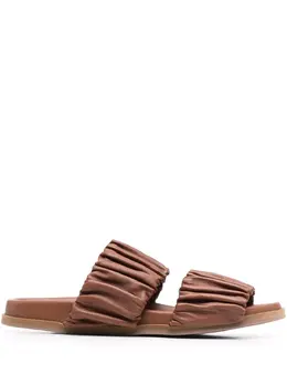 Santoni: Светлые сандалии 