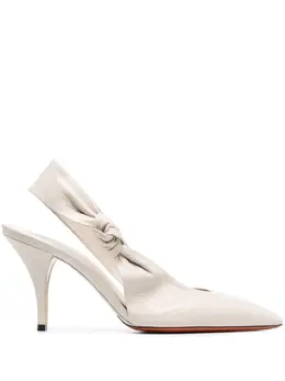 Santoni: Бежевые туфли 