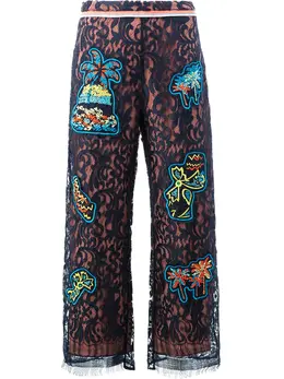Peter Pilotto: Брюки с абстрактным принтом 