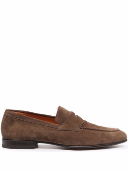 Santoni: Коричневые туфли 