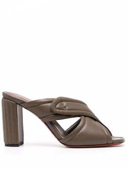 Santoni: Коричневые сандалии 
