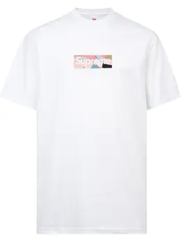 Supreme: Белая футболка  Box Logo
