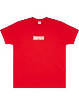 Supreme: Красная футболка  Box Logo