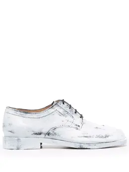 Maison Margiela: Белые лоферы  Tabi