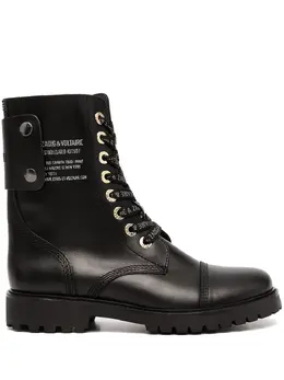Zadig&Voltaire: Чёрные ботинки  Joe