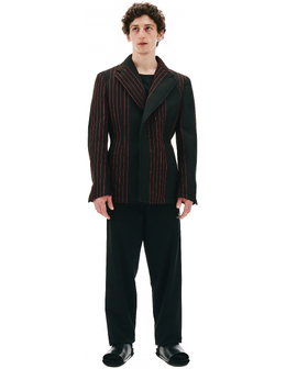 Comme des Garcons Homme plus: Чёрные пиджаки 